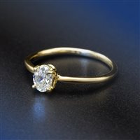 Ring Gilma Gioielleria  Woman in Gold Diamante 0.40 Ct ANOR-6-286 - ANOR-6-286